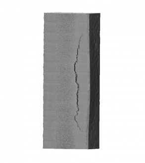 Metal Crack (36µm, 137 x 28 x 15 mm3)